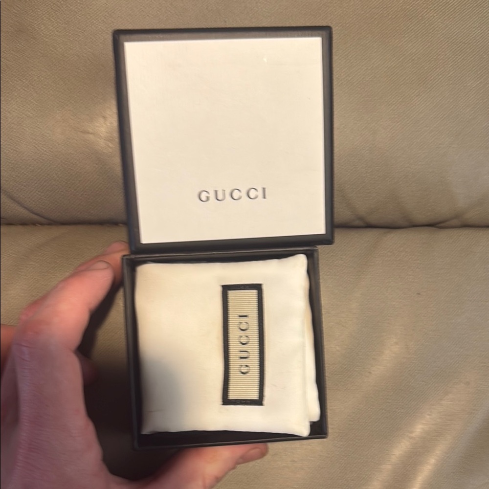 Gucci Jewelry Box with Logo